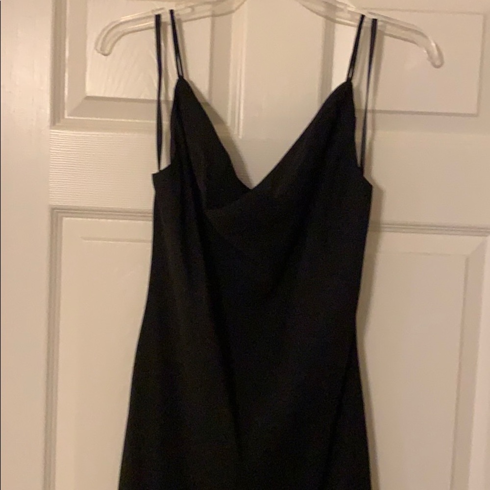 Spaghetti strap black dress
